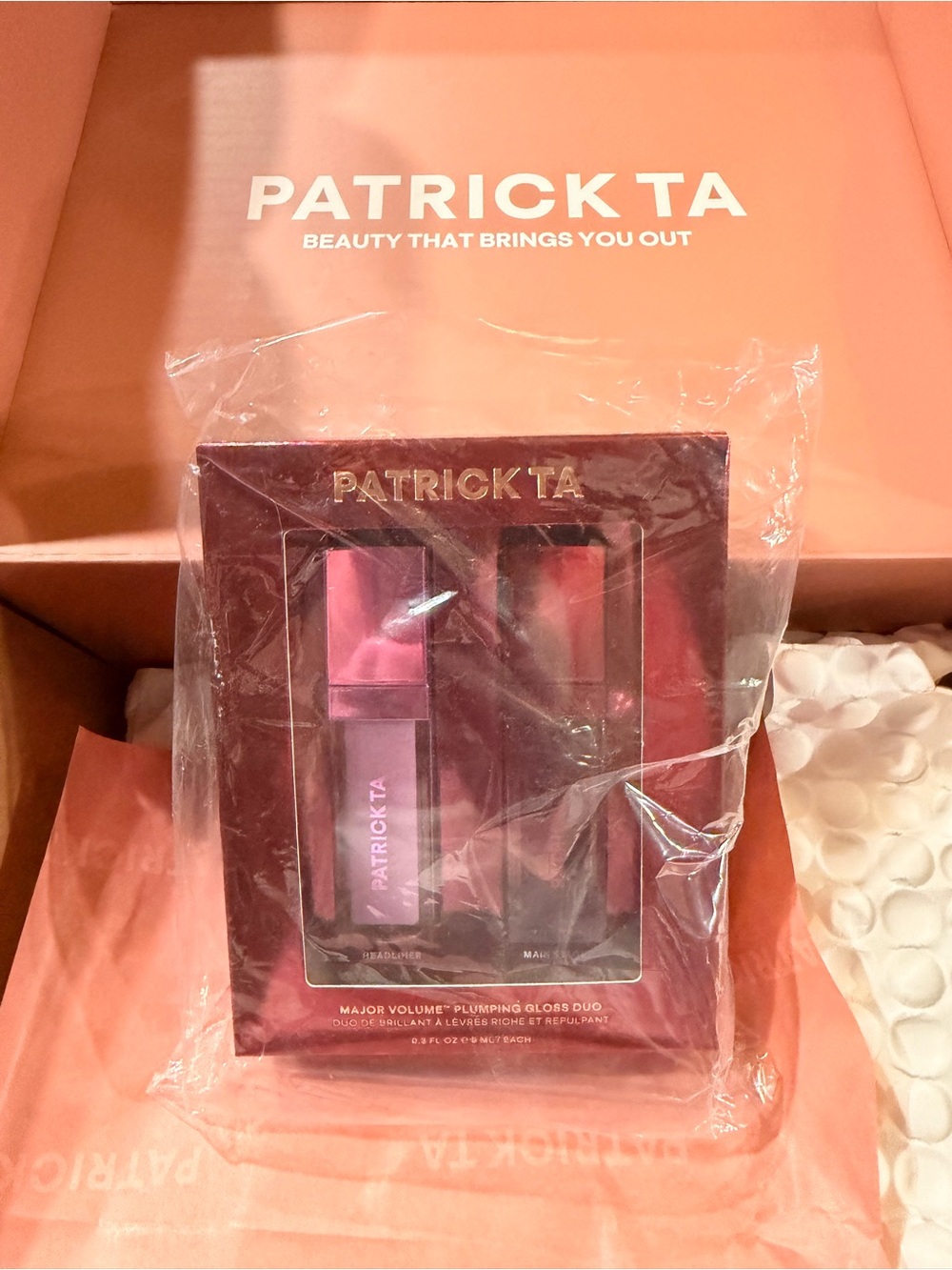 Patrick Ta Lip Gloss Duo - headliner and main stage